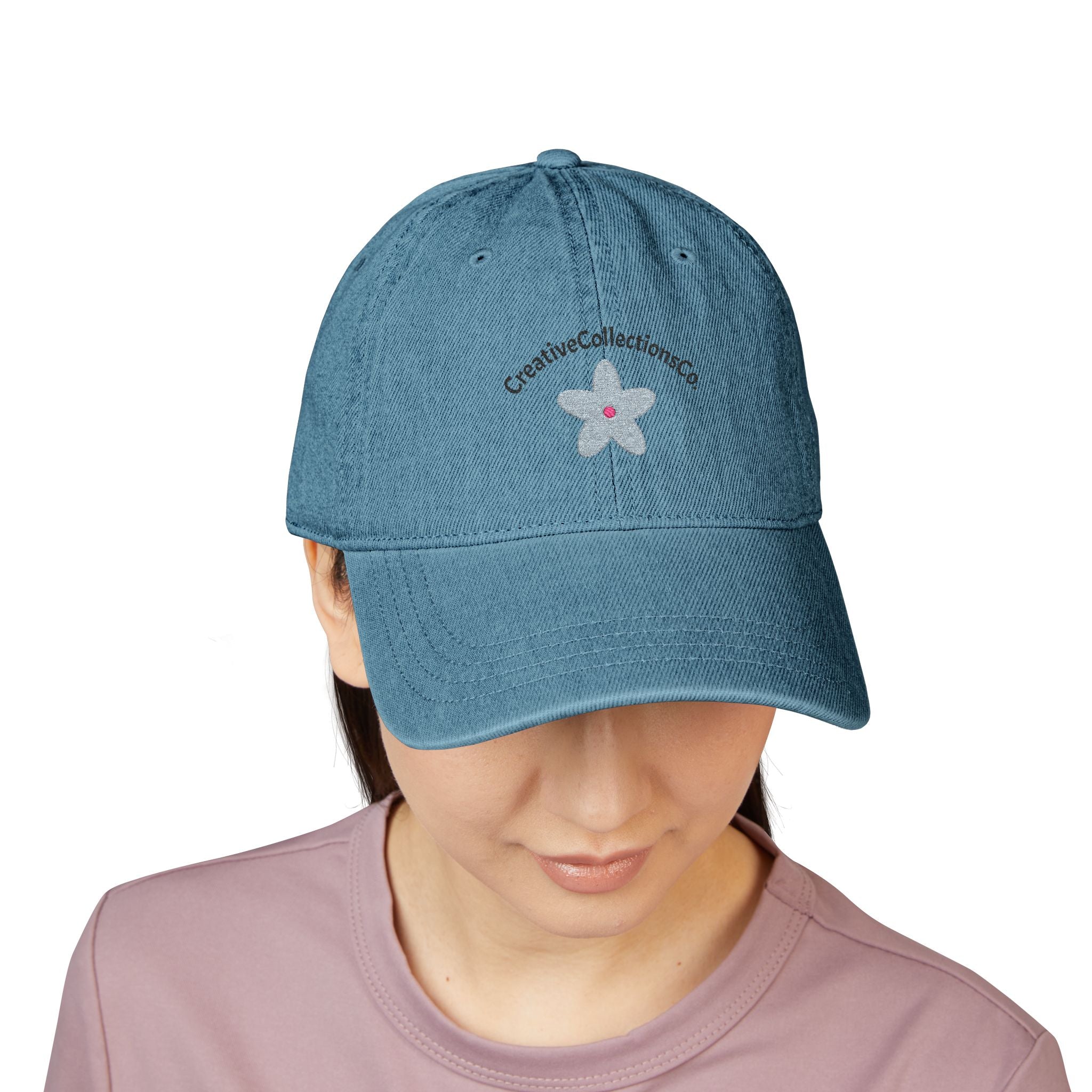 Embroidery Flower Cap