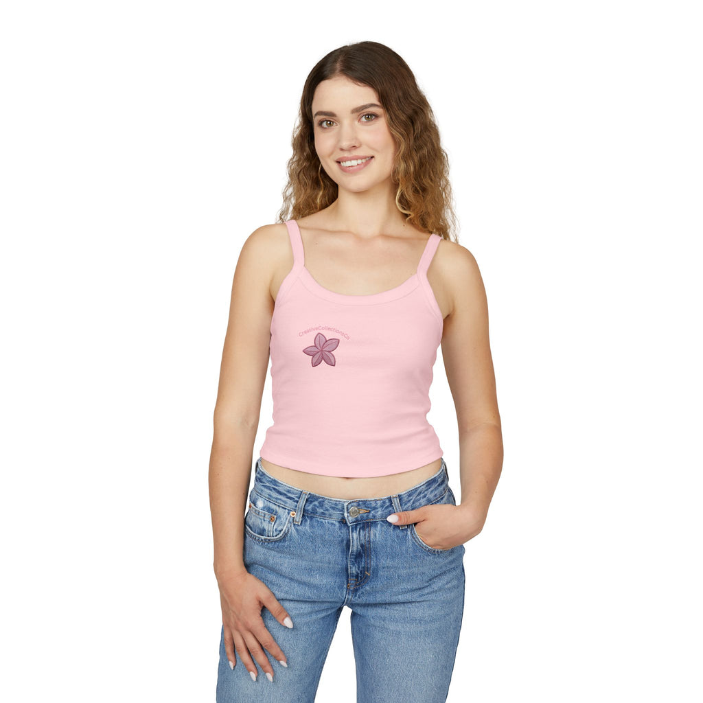 Flower Spaghetti Strap Top