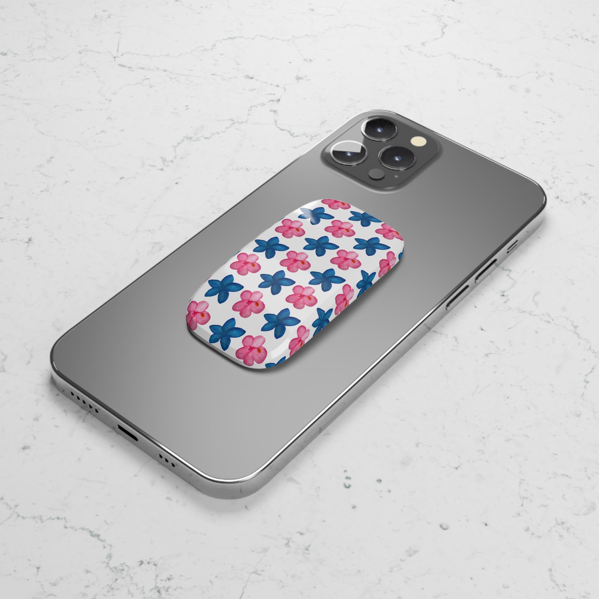 Flower Phone Click-On Grip