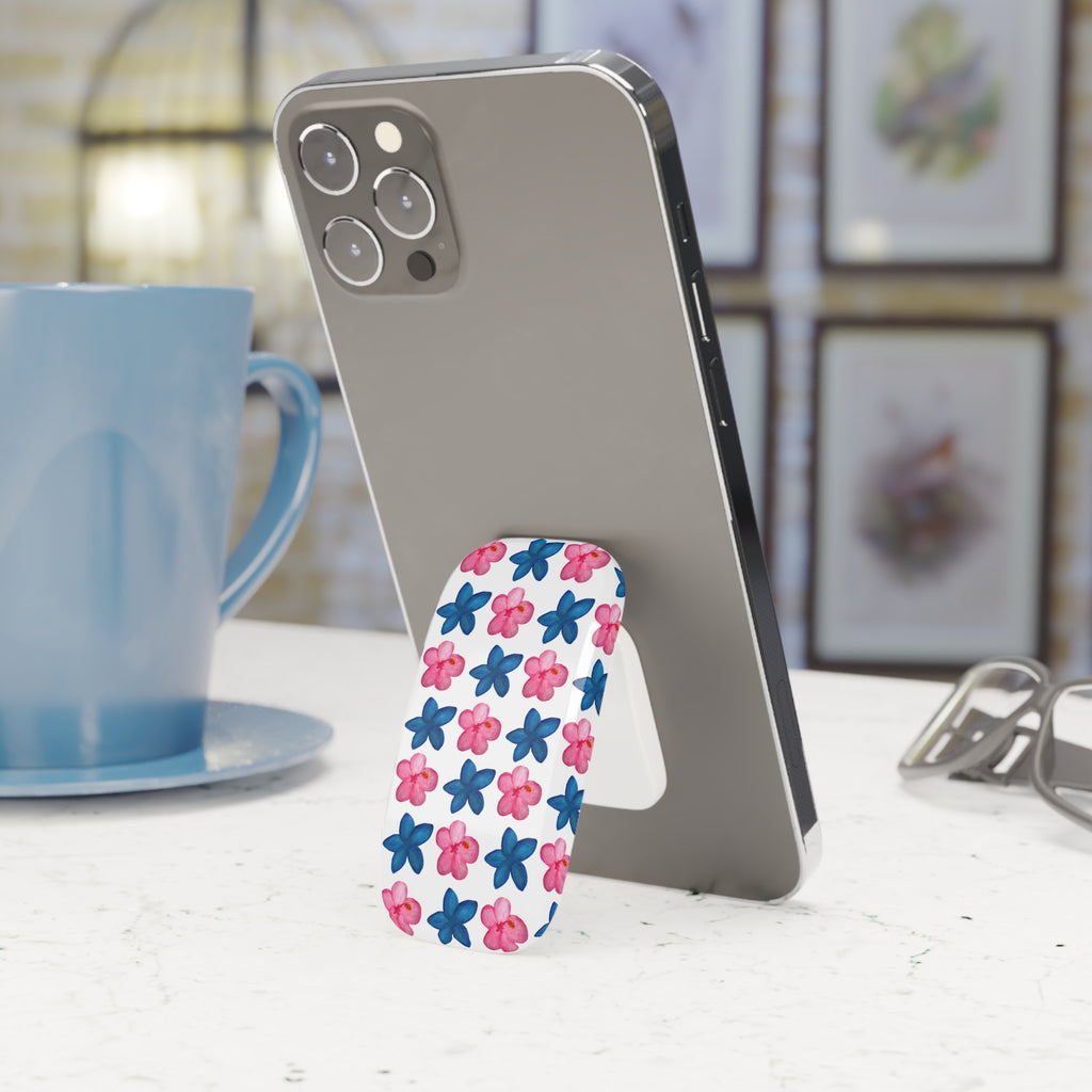 Flower Phone Click-On Grip