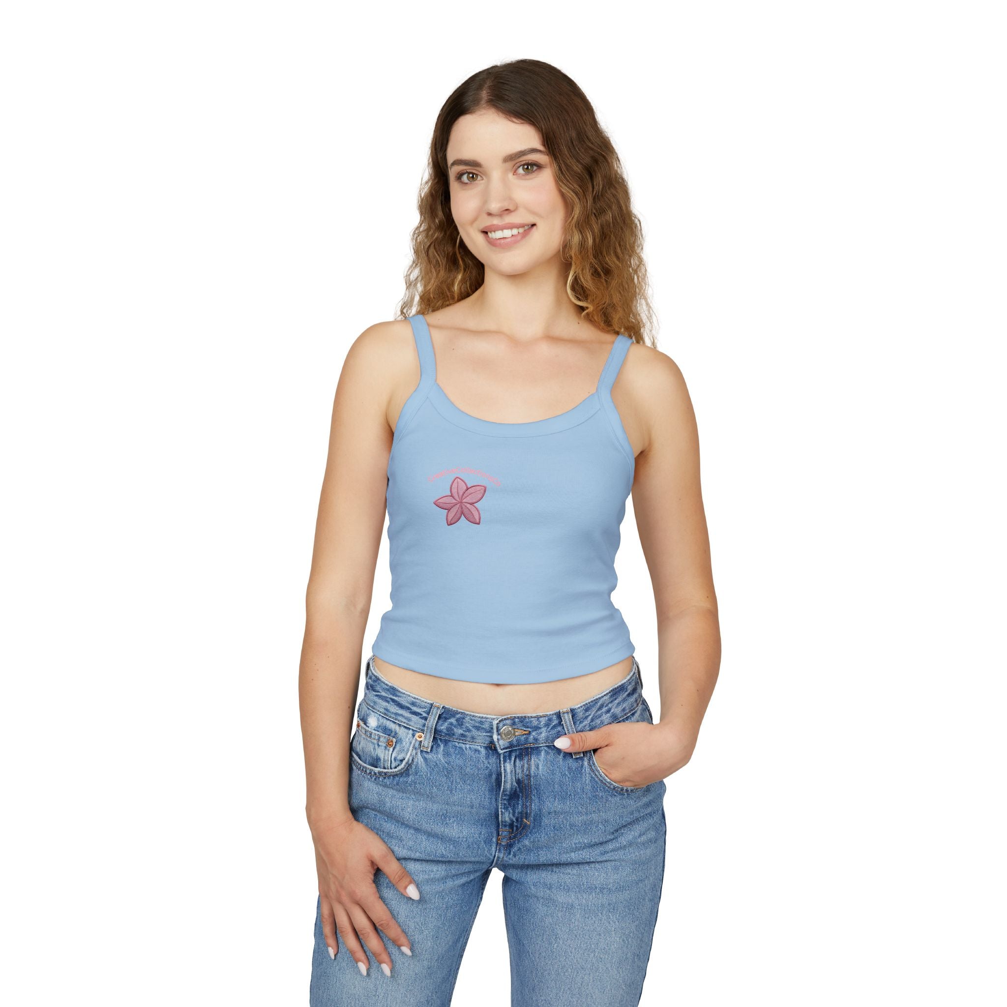 Flower Spaghetti Strap Top