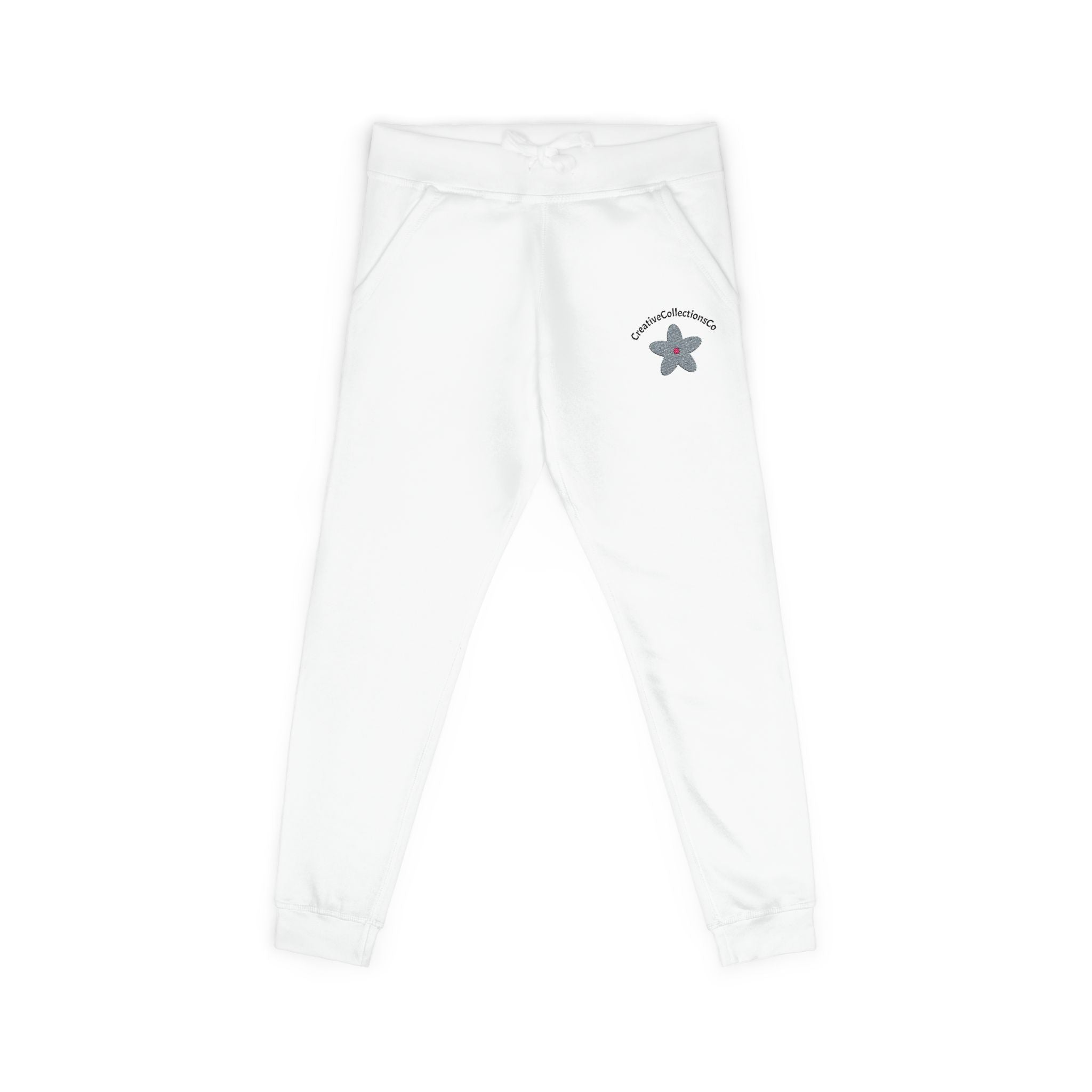Embroidered Flower Sweatpants