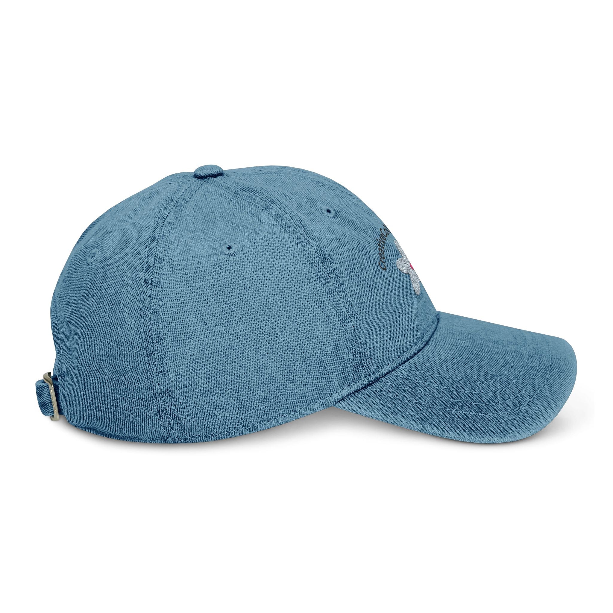 Embroidery Flower Cap
