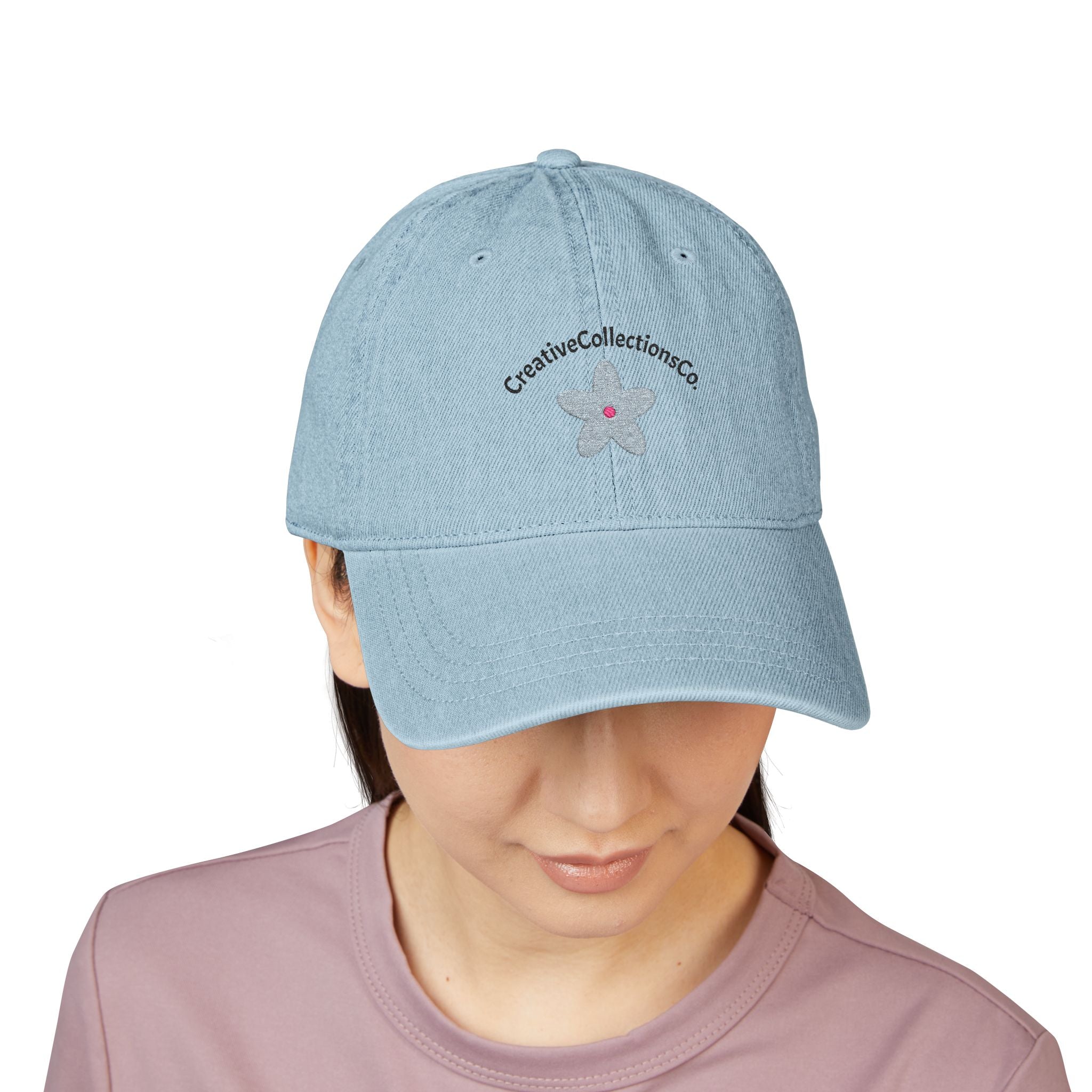 Embroidery Flower Cap
